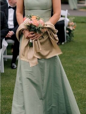 Lulakate- Beckett Bodice with Trumpet skirt in Shantung